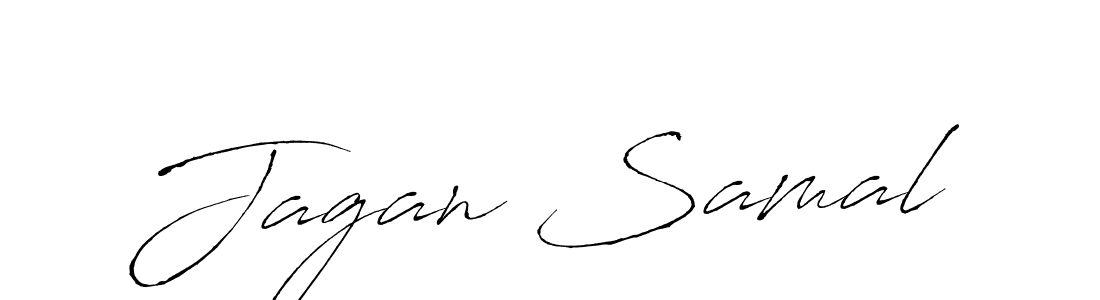 Use a signature maker to create a handwritten signature online. With this signature software, you can design (Antro_Vectra) your own signature for name Jagan Samal. Jagan Samal signature style 6 images and pictures png