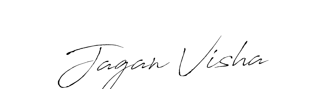 Design your own signature with our free online signature maker. With this signature software, you can create a handwritten (Antro_Vectra) signature for name Jagan Visha. Jagan Visha signature style 6 images and pictures png