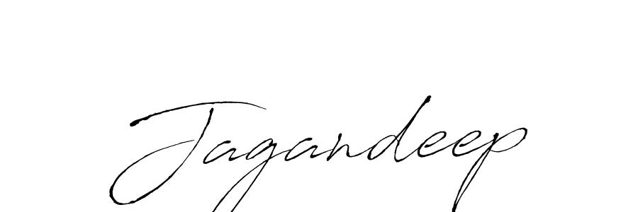 Design your own signature with our free online signature maker. With this signature software, you can create a handwritten (Antro_Vectra) signature for name Jagandeep. Jagandeep signature style 6 images and pictures png