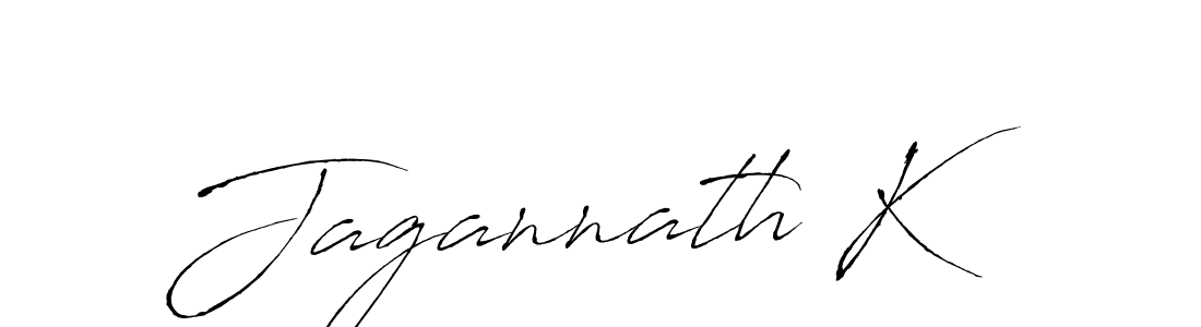 Make a beautiful signature design for name Jagannath K. With this signature (Antro_Vectra) style, you can create a handwritten signature for free. Jagannath K signature style 6 images and pictures png