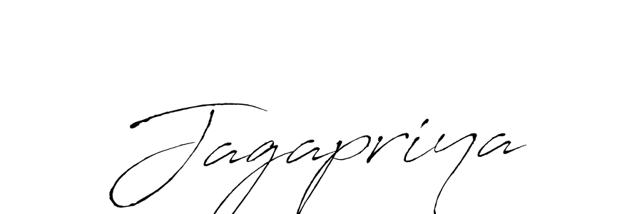 Create a beautiful signature design for name Jagapriya. With this signature (Antro_Vectra) fonts, you can make a handwritten signature for free. Jagapriya signature style 6 images and pictures png