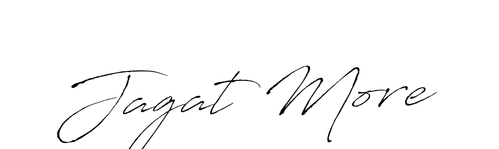 Create a beautiful signature design for name Jagat More. With this signature (Antro_Vectra) fonts, you can make a handwritten signature for free. Jagat More signature style 6 images and pictures png