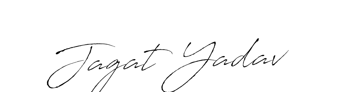 Use a signature maker to create a handwritten signature online. With this signature software, you can design (Antro_Vectra) your own signature for name Jagat Yadav. Jagat Yadav signature style 6 images and pictures png