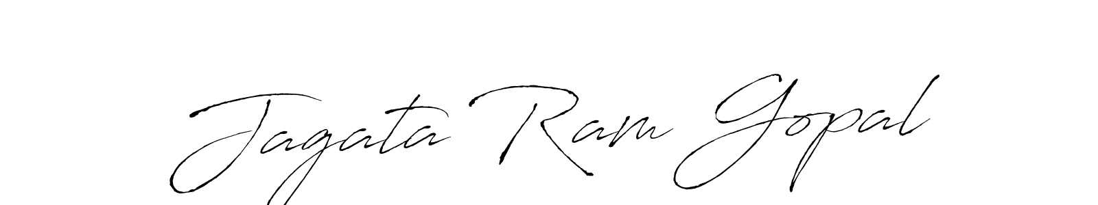 You should practise on your own different ways (Antro_Vectra) to write your name (Jagata Ram Gopal) in signature. don't let someone else do it for you. Jagata Ram Gopal signature style 6 images and pictures png