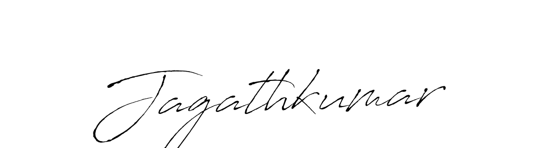 Create a beautiful signature design for name Jagathkumar. With this signature (Antro_Vectra) fonts, you can make a handwritten signature for free. Jagathkumar signature style 6 images and pictures png