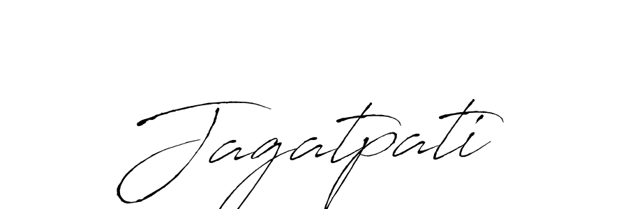 Use a signature maker to create a handwritten signature online. With this signature software, you can design (Antro_Vectra) your own signature for name Jagatpati. Jagatpati signature style 6 images and pictures png