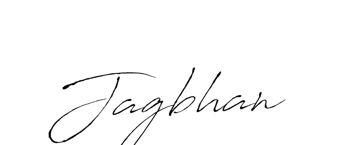 Make a beautiful signature design for name Jagbhan. With this signature (Antro_Vectra) style, you can create a handwritten signature for free. Jagbhan signature style 6 images and pictures png