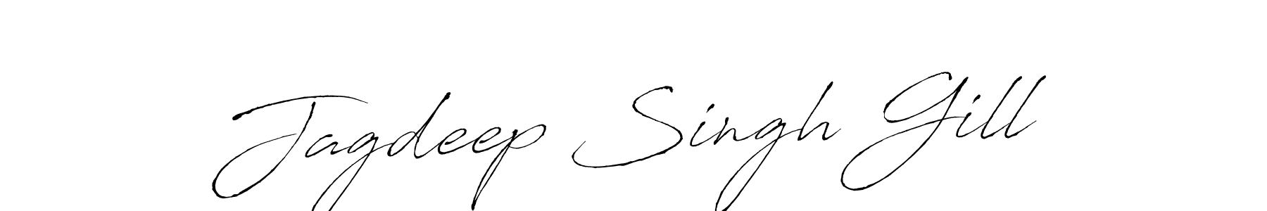 Create a beautiful signature design for name Jagdeep Singh Gill. With this signature (Antro_Vectra) fonts, you can make a handwritten signature for free. Jagdeep Singh Gill signature style 6 images and pictures png