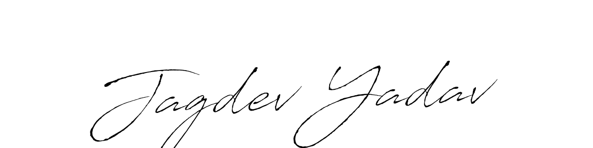 How to make Jagdev Yadav signature? Antro_Vectra is a professional autograph style. Create handwritten signature for Jagdev Yadav name. Jagdev Yadav signature style 6 images and pictures png