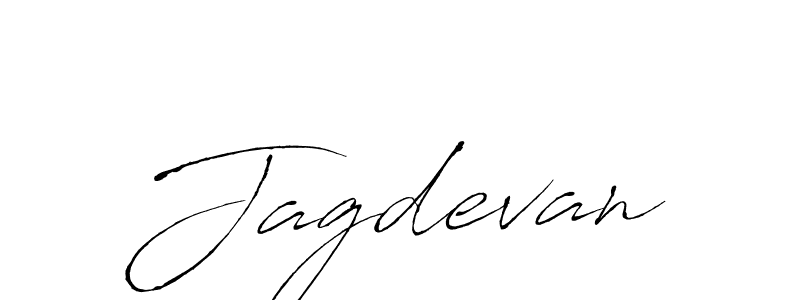 Design your own signature with our free online signature maker. With this signature software, you can create a handwritten (Antro_Vectra) signature for name Jagdevan. Jagdevan signature style 6 images and pictures png