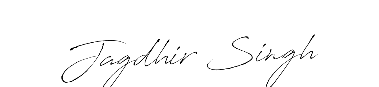 Create a beautiful signature design for name Jagdhir Singh. With this signature (Antro_Vectra) fonts, you can make a handwritten signature for free. Jagdhir Singh signature style 6 images and pictures png