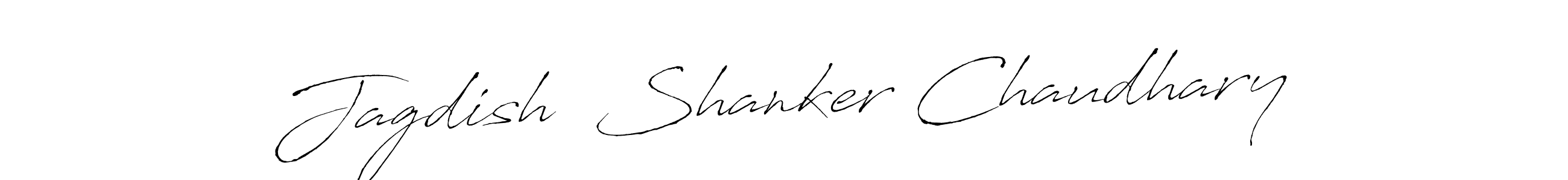 Make a beautiful signature design for name Jagdish  Shanker Chaudhary. With this signature (Antro_Vectra) style, you can create a handwritten signature for free. Jagdish  Shanker Chaudhary signature style 6 images and pictures png