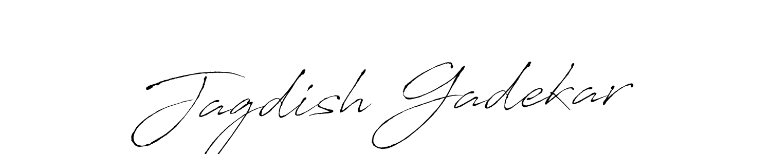 Use a signature maker to create a handwritten signature online. With this signature software, you can design (Antro_Vectra) your own signature for name Jagdish Gadekar. Jagdish Gadekar signature style 6 images and pictures png