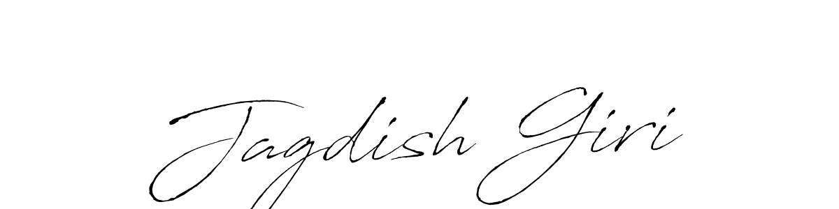 Design your own signature with our free online signature maker. With this signature software, you can create a handwritten (Antro_Vectra) signature for name Jagdish Giri. Jagdish Giri signature style 6 images and pictures png