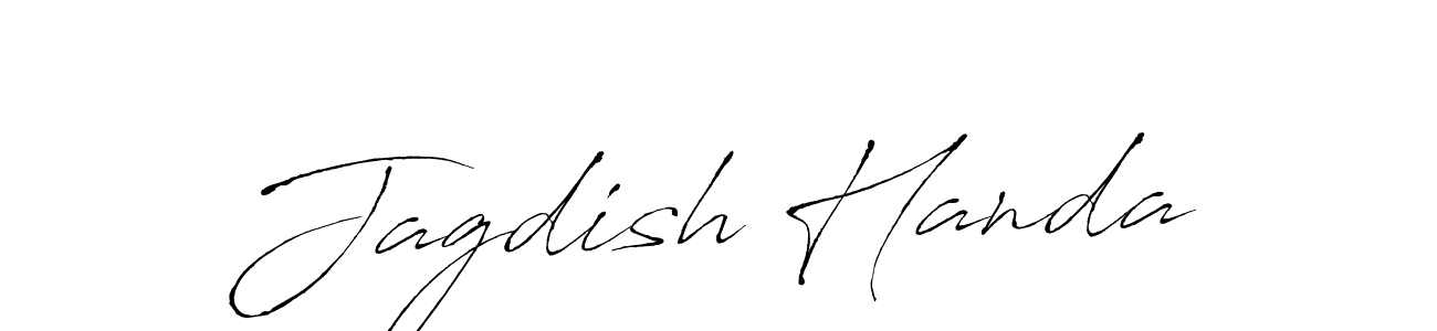 Make a beautiful signature design for name Jagdish Handa. Use this online signature maker to create a handwritten signature for free. Jagdish Handa signature style 6 images and pictures png