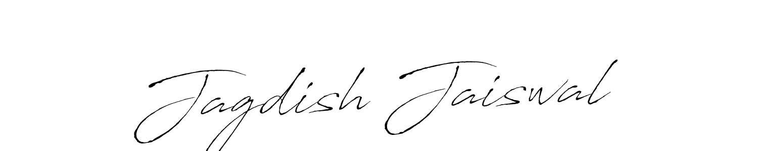 Create a beautiful signature design for name Jagdish Jaiswal. With this signature (Antro_Vectra) fonts, you can make a handwritten signature for free. Jagdish Jaiswal signature style 6 images and pictures png