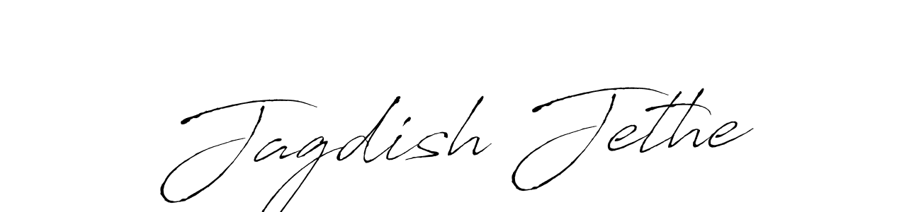 Create a beautiful signature design for name Jagdish Jethe. With this signature (Antro_Vectra) fonts, you can make a handwritten signature for free. Jagdish Jethe signature style 6 images and pictures png