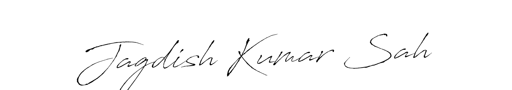 The best way (Antro_Vectra) to make a short signature is to pick only two or three words in your name. The name Jagdish Kumar Sah include a total of six letters. For converting this name. Jagdish Kumar Sah signature style 6 images and pictures png