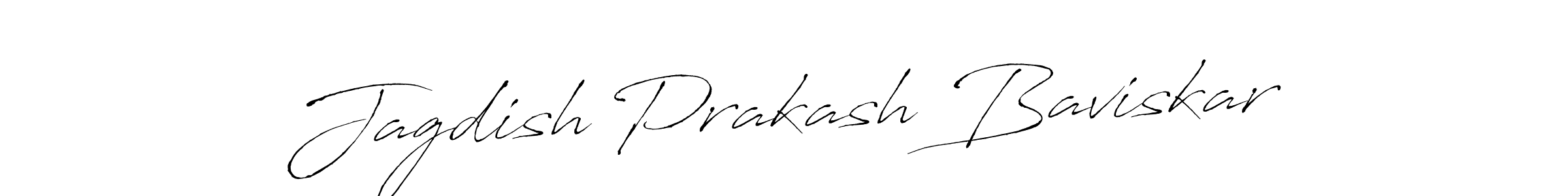 Create a beautiful signature design for name Jagdish Prakash Baviskar. With this signature (Antro_Vectra) fonts, you can make a handwritten signature for free. Jagdish Prakash Baviskar signature style 6 images and pictures png