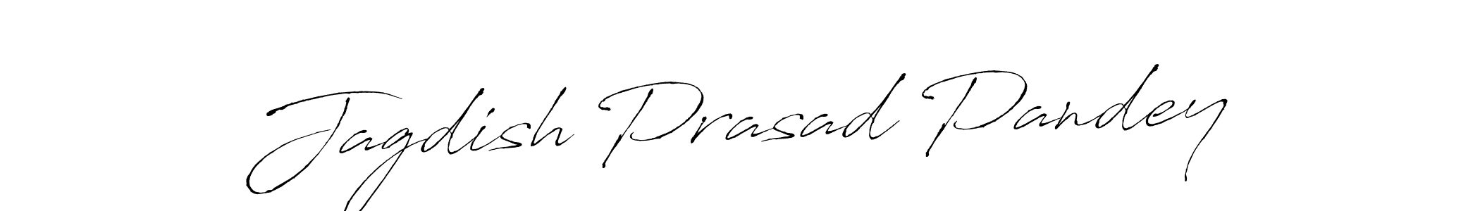 Design your own signature with our free online signature maker. With this signature software, you can create a handwritten (Antro_Vectra) signature for name Jagdish Prasad Pandey. Jagdish Prasad Pandey signature style 6 images and pictures png