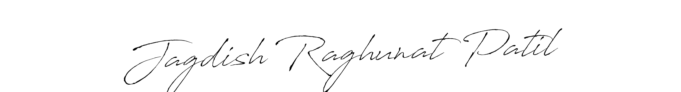Design your own signature with our free online signature maker. With this signature software, you can create a handwritten (Antro_Vectra) signature for name Jagdish Raghunat Patil. Jagdish Raghunat Patil signature style 6 images and pictures png
