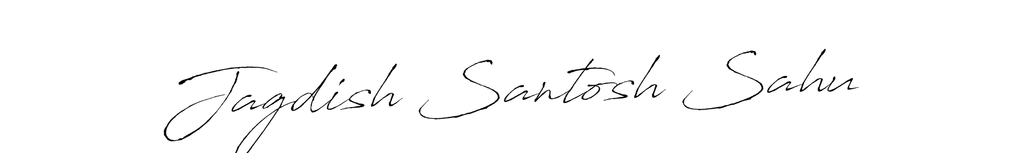 Make a beautiful signature design for name Jagdish Santosh Sahu. With this signature (Antro_Vectra) style, you can create a handwritten signature for free. Jagdish Santosh Sahu signature style 6 images and pictures png