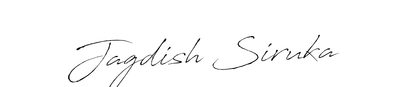 Also You can easily find your signature by using the search form. We will create Jagdish Siruka name handwritten signature images for you free of cost using Antro_Vectra sign style. Jagdish Siruka signature style 6 images and pictures png
