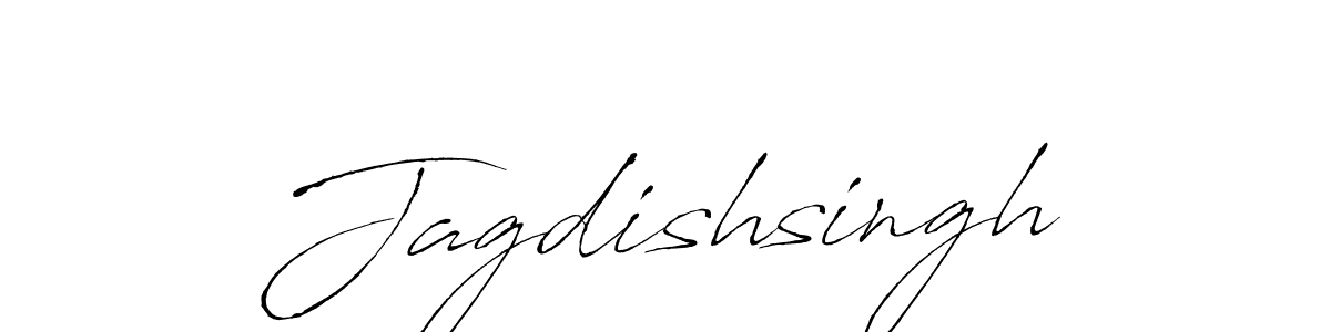 Design your own signature with our free online signature maker. With this signature software, you can create a handwritten (Antro_Vectra) signature for name Jagdishsingh. Jagdishsingh signature style 6 images and pictures png