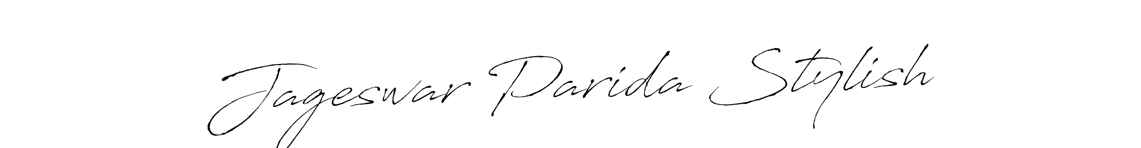 How to make Jageswar Parida Stylish signature? Antro_Vectra is a professional autograph style. Create handwritten signature for Jageswar Parida Stylish name. Jageswar Parida Stylish signature style 6 images and pictures png