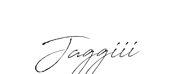 Make a beautiful signature design for name Jaggiii. With this signature (Antro_Vectra) style, you can create a handwritten signature for free. Jaggiii signature style 6 images and pictures png