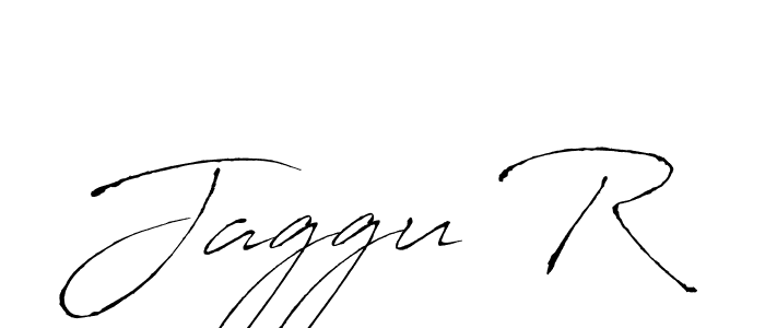 Jaggu R stylish signature style. Best Handwritten Sign (Antro_Vectra) for my name. Handwritten Signature Collection Ideas for my name Jaggu R. Jaggu R signature style 6 images and pictures png