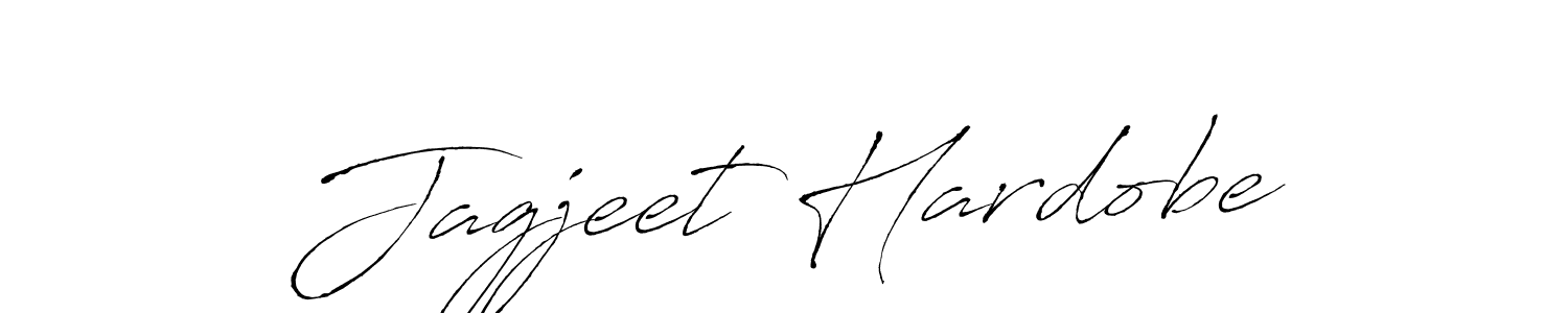 Make a beautiful signature design for name Jagjeet Hardobe. With this signature (Antro_Vectra) style, you can create a handwritten signature for free. Jagjeet Hardobe signature style 6 images and pictures png
