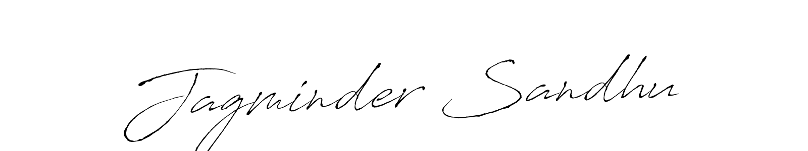 Jagminder Sandhu stylish signature style. Best Handwritten Sign (Antro_Vectra) for my name. Handwritten Signature Collection Ideas for my name Jagminder Sandhu. Jagminder Sandhu signature style 6 images and pictures png