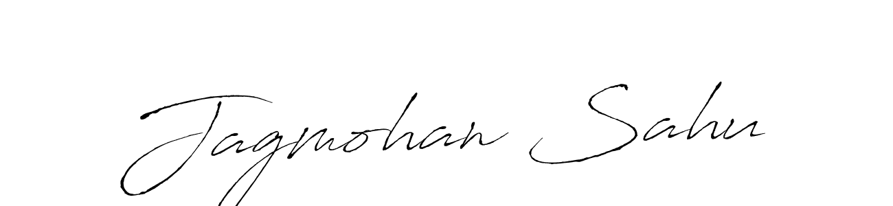 Create a beautiful signature design for name Jagmohan Sahu. With this signature (Antro_Vectra) fonts, you can make a handwritten signature for free. Jagmohan Sahu signature style 6 images and pictures png