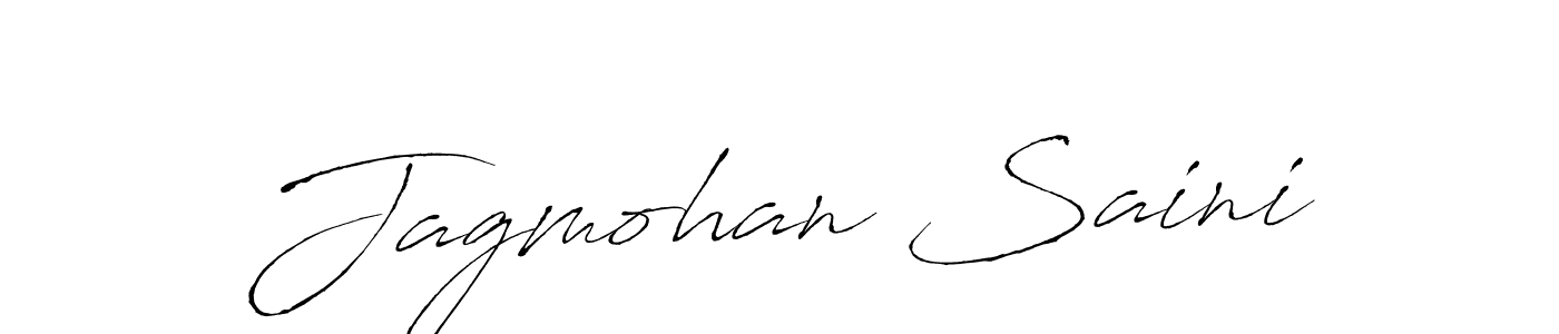 This is the best signature style for the Jagmohan Saini name. Also you like these signature font (Antro_Vectra). Mix name signature. Jagmohan Saini signature style 6 images and pictures png