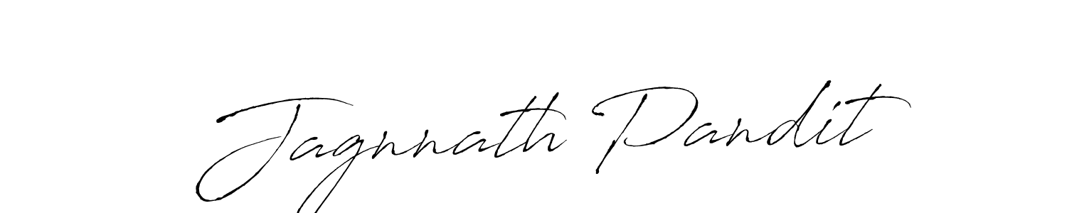 Design your own signature with our free online signature maker. With this signature software, you can create a handwritten (Antro_Vectra) signature for name Jagnnath Pandit. Jagnnath Pandit signature style 6 images and pictures png