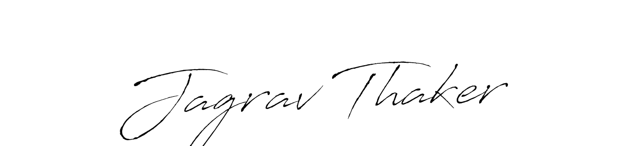 Use a signature maker to create a handwritten signature online. With this signature software, you can design (Antro_Vectra) your own signature for name Jagrav Thaker. Jagrav Thaker signature style 6 images and pictures png