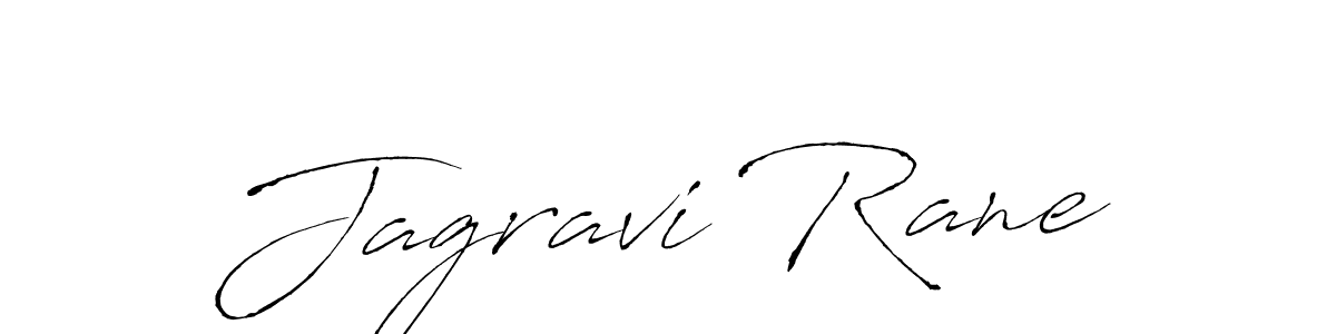 Jagravi Rane stylish signature style. Best Handwritten Sign (Antro_Vectra) for my name. Handwritten Signature Collection Ideas for my name Jagravi Rane. Jagravi Rane signature style 6 images and pictures png