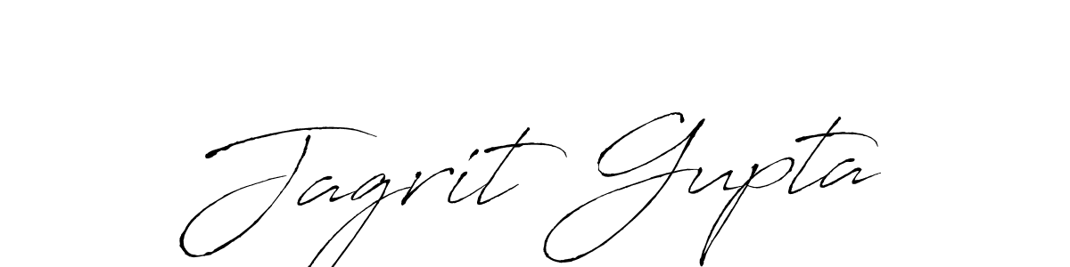 You should practise on your own different ways (Antro_Vectra) to write your name (Jagrit Gupta) in signature. don't let someone else do it for you. Jagrit Gupta signature style 6 images and pictures png