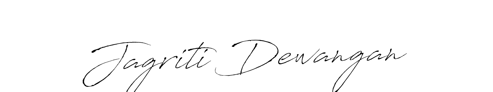 Create a beautiful signature design for name Jagriti Dewangan. With this signature (Antro_Vectra) fonts, you can make a handwritten signature for free. Jagriti Dewangan signature style 6 images and pictures png