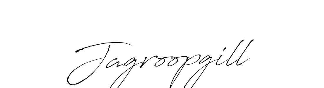 Jagroopgill stylish signature style. Best Handwritten Sign (Antro_Vectra) for my name. Handwritten Signature Collection Ideas for my name Jagroopgill. Jagroopgill signature style 6 images and pictures png