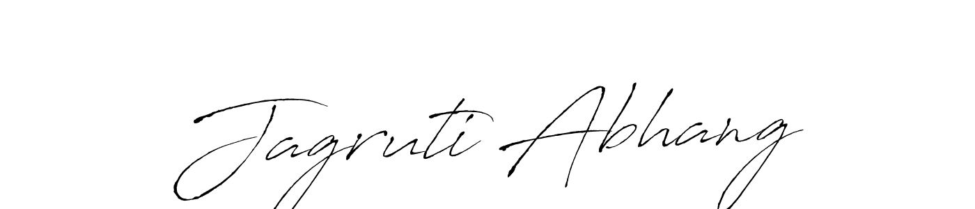 It looks lik you need a new signature style for name Jagruti Abhang. Design unique handwritten (Antro_Vectra) signature with our free signature maker in just a few clicks. Jagruti Abhang signature style 6 images and pictures png