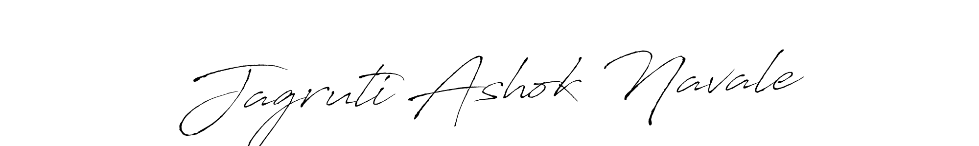 Make a beautiful signature design for name Jagruti Ashok Navale. With this signature (Antro_Vectra) style, you can create a handwritten signature for free. Jagruti Ashok Navale signature style 6 images and pictures png