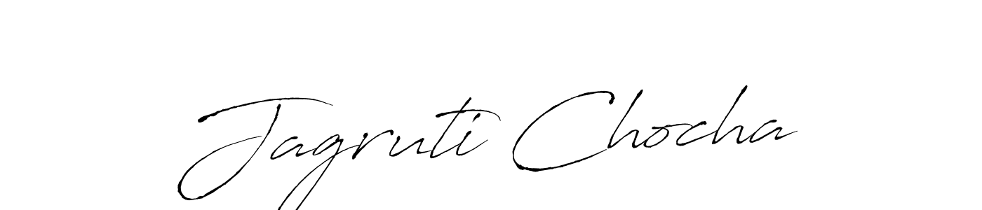 How to make Jagruti Chocha signature? Antro_Vectra is a professional autograph style. Create handwritten signature for Jagruti Chocha name. Jagruti Chocha signature style 6 images and pictures png