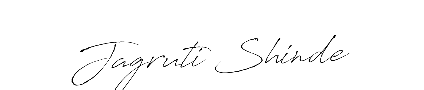 Make a beautiful signature design for name Jagruti Shinde. With this signature (Antro_Vectra) style, you can create a handwritten signature for free. Jagruti Shinde signature style 6 images and pictures png