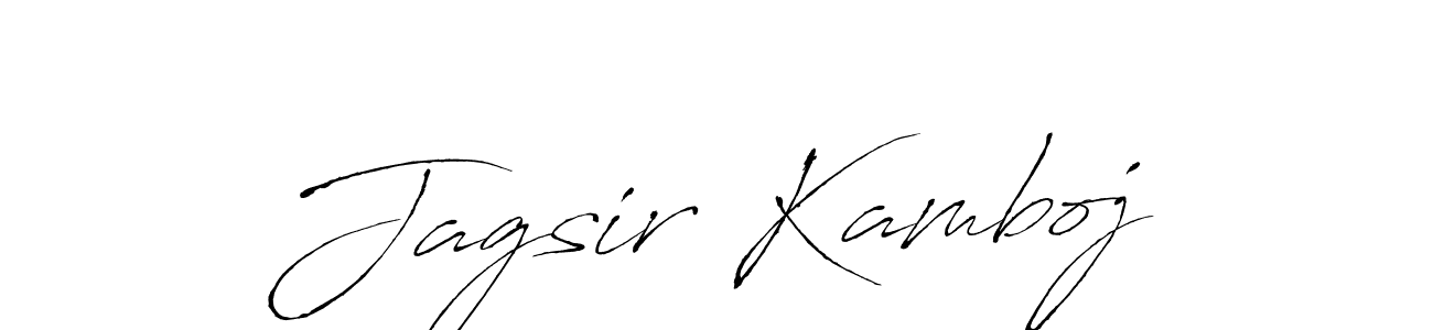 How to make Jagsir Kamboj signature? Antro_Vectra is a professional autograph style. Create handwritten signature for Jagsir Kamboj name. Jagsir Kamboj signature style 6 images and pictures png