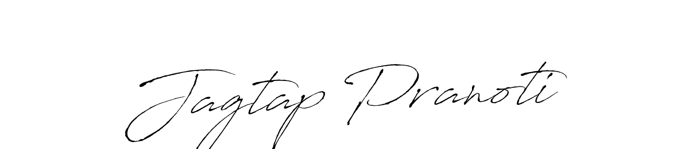 Create a beautiful signature design for name Jagtap Pranoti. With this signature (Antro_Vectra) fonts, you can make a handwritten signature for free. Jagtap Pranoti signature style 6 images and pictures png