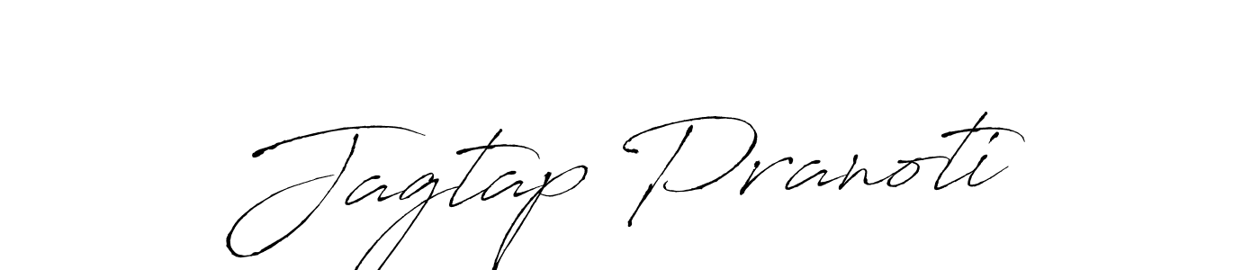 Also we have Jagtap Pranoti name is the best signature style. Create professional handwritten signature collection using Antro_Vectra autograph style. Jagtap Pranoti signature style 6 images and pictures png