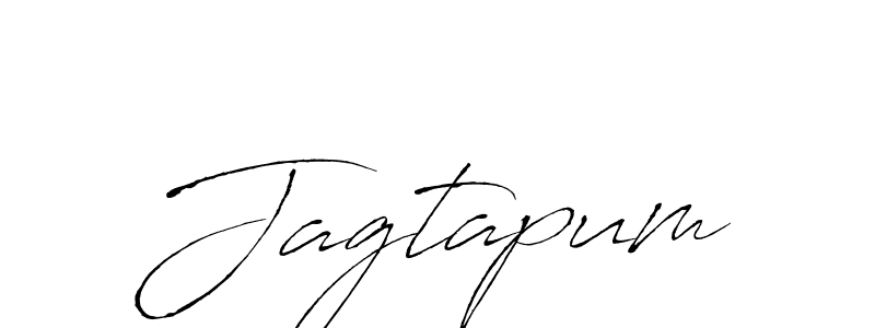 Create a beautiful signature design for name Jagtapum. With this signature (Antro_Vectra) fonts, you can make a handwritten signature for free. Jagtapum signature style 6 images and pictures png