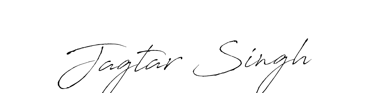 Create a beautiful signature design for name Jagtar Singh. With this signature (Antro_Vectra) fonts, you can make a handwritten signature for free. Jagtar Singh signature style 6 images and pictures png
